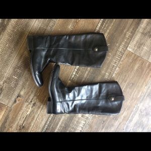 Frye Melissa Button Lug Tall Boots Size 6.5